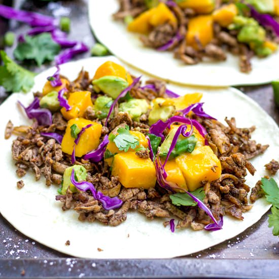 Jerk Tofu Tacos