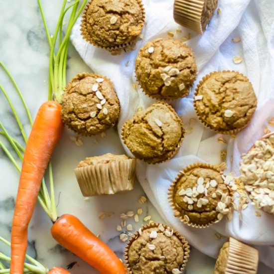 Egg-Free Carrot Apple Muffins