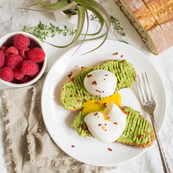 Avocado Toast with Soft Boiled Egg