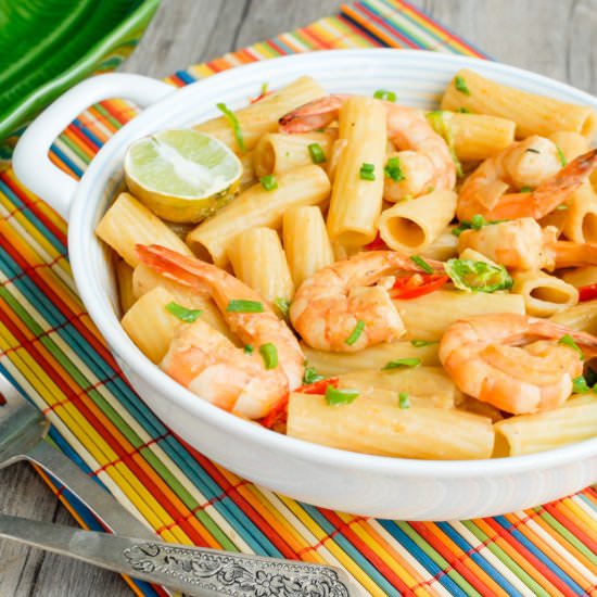 Creamy Tom Yum Goong Penne