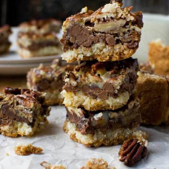 No Bowl Chocolate Pecan Bars