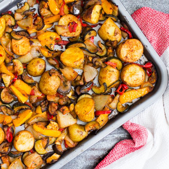 Spicy Mediterranean Roast Vegetable