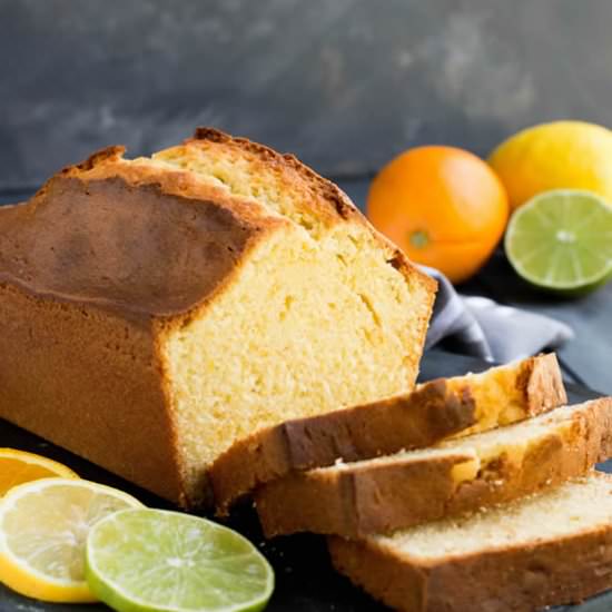 Triple Citrus Pound Cake