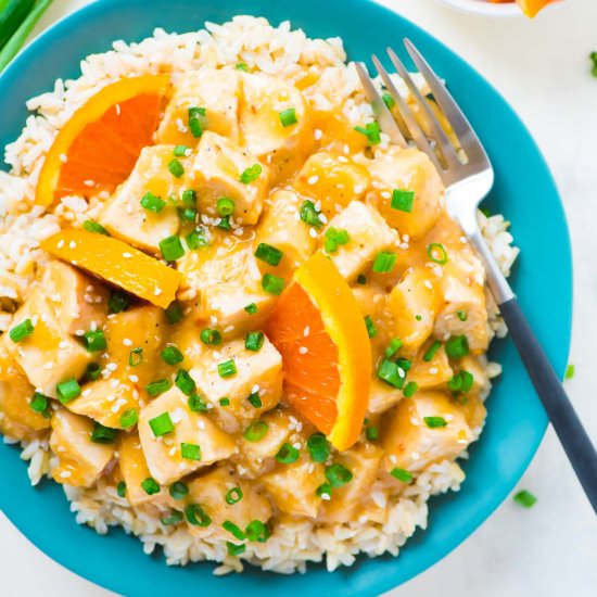 Crockpot Orange Chicken