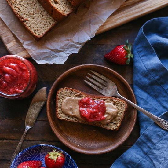 Almond Butter Banana Bread