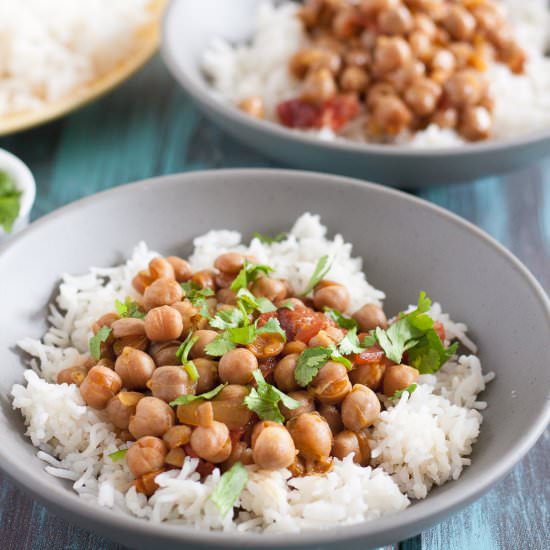 Slow Cooker Chickpea Curry