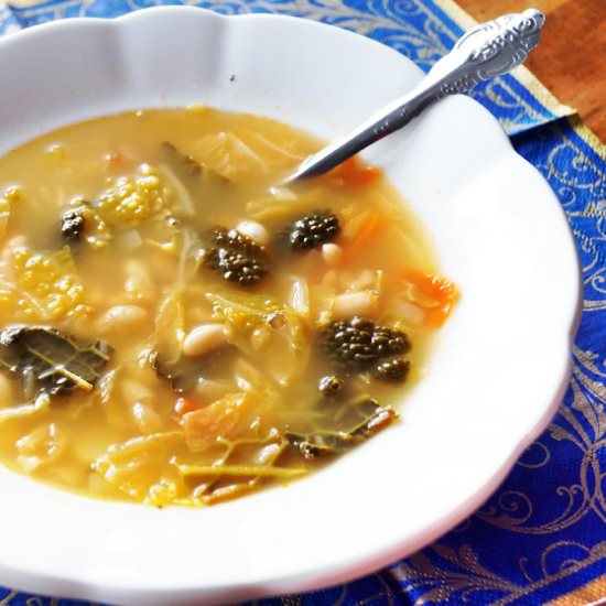 Italian Kale and White Bean Soup
