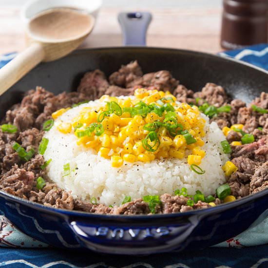 Skillet Teriyaki Beef and Rice