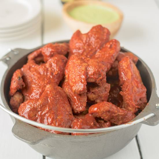 Baked Adobo Chicken Wings