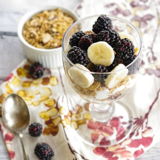 Blackberry Breakfast Parfait