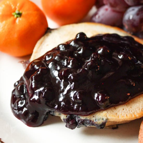Homemade Blueberry Sauce