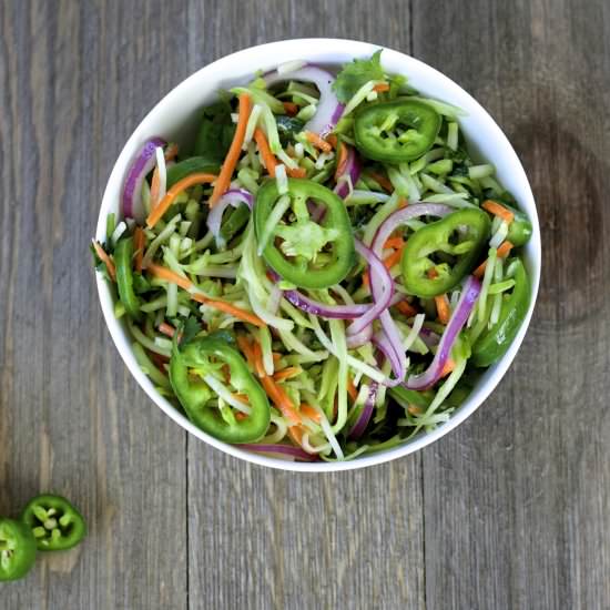 Jalapeño Lime Coleslaw