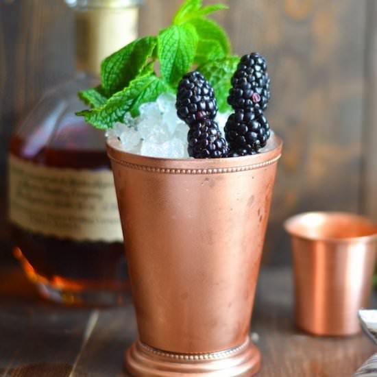 Roasted Blackberry Mint Julep