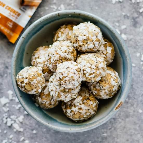 Cinnamon Crunch Protein Bites