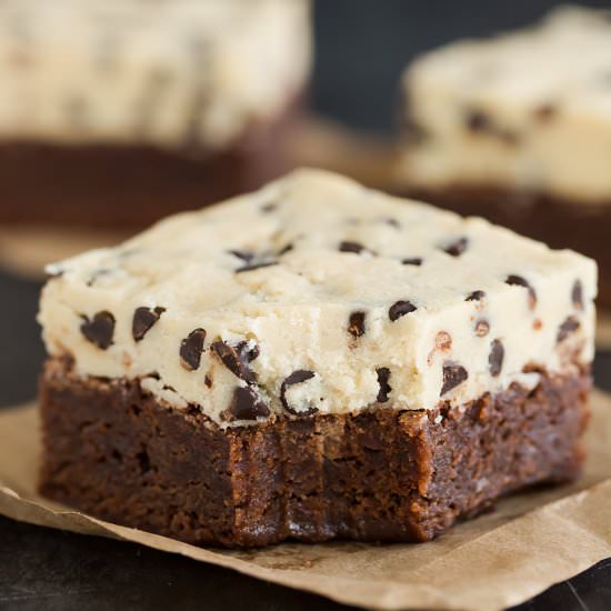 Chocolate Chip Cookie Dough Brownie