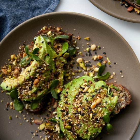 Protein packed avocado toast