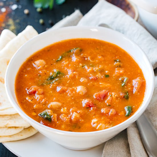 Spiced Chickpea Soup