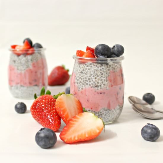 Chia & Berries Smoothie Parfait
