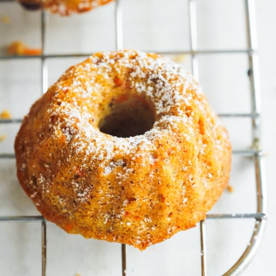 Mini Carrot Bundt Cake