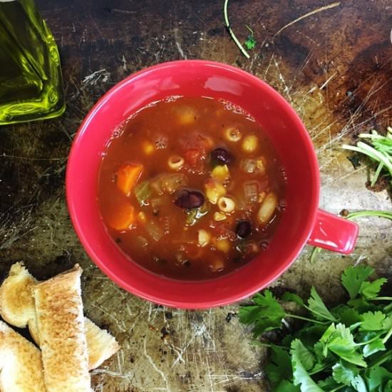Vegan Minestrone Soup