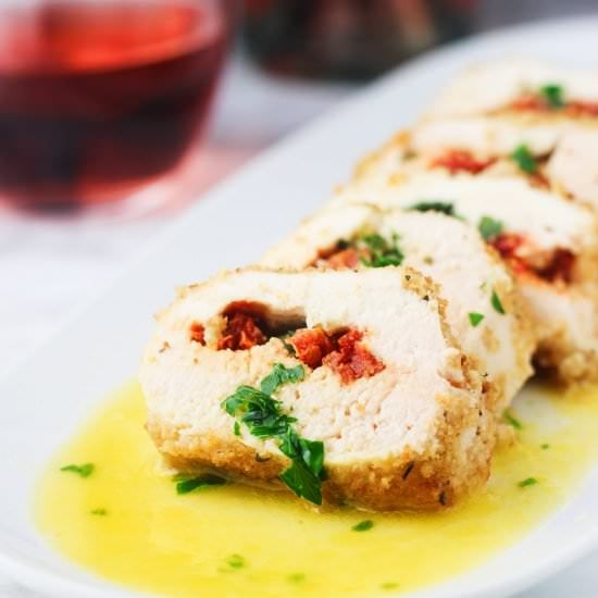 Garlic Stuffed Chicken