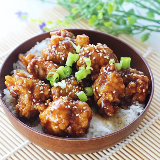 Honey Garlic Crispy Chicken