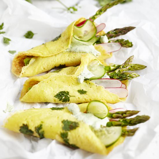 Banh Xeo Wraps