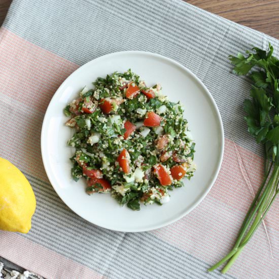 Quinoa Tabbouleh