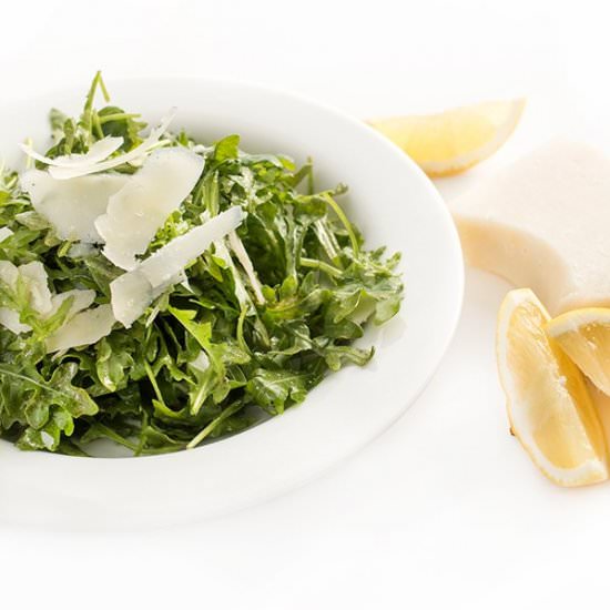 Arugula Salad with Shaved Parmesan