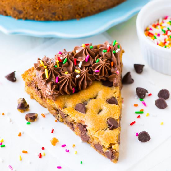 Chocolate Chip Cookie Cake