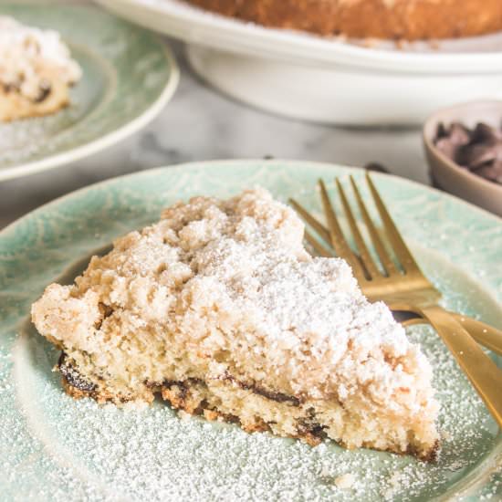 Chocolate Chip Crumb Coffee Cake
