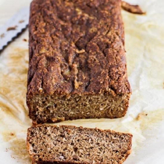 Paleo Banana Coconut Bread