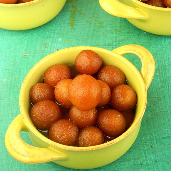 Gulab Jamun | Jamoon Using Milk Pow