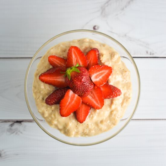 Creamy PB&J Oatmeal
