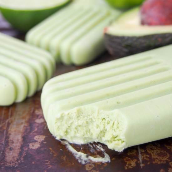 avocado paletas