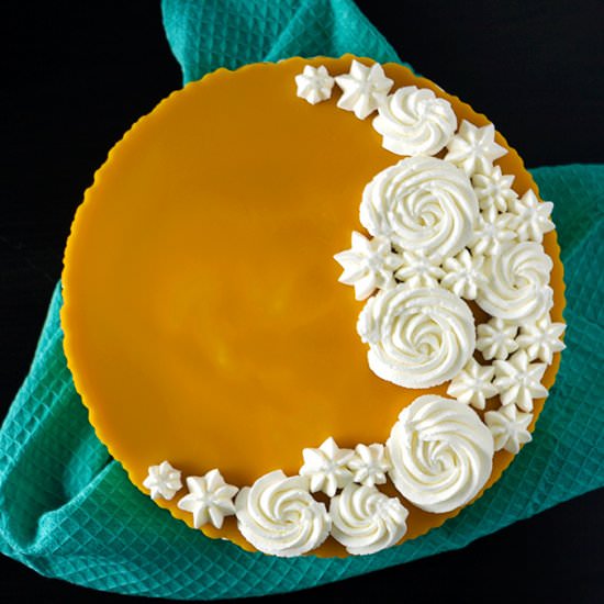 No Bake Mango Cheesecake