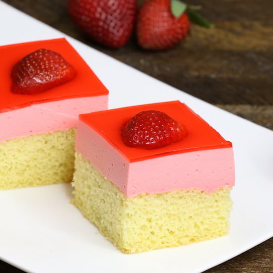Strawberry Jello Cake