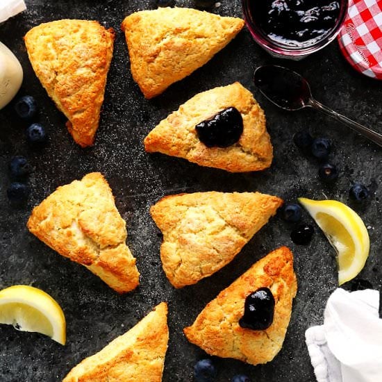 Lemon Cream Scones