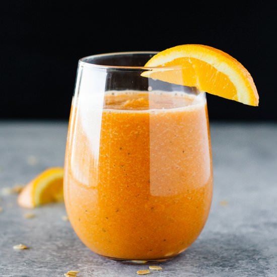 Orange Carrot Basil Smoothie