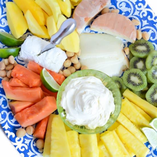 Tropical Fruit and Cheese Platter