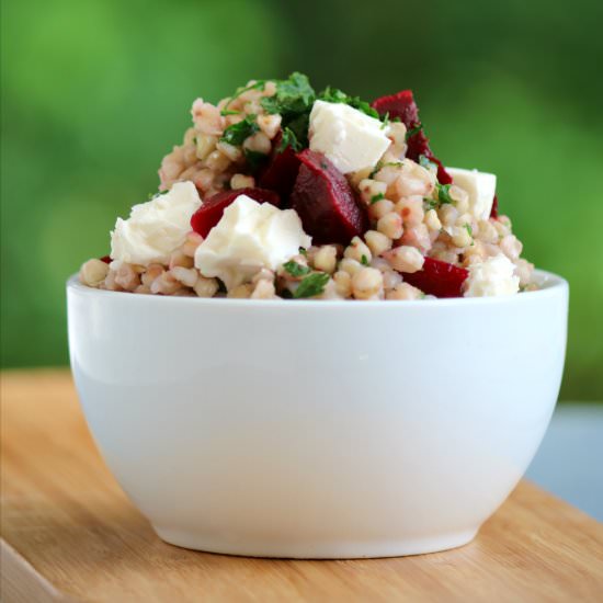 Buckwheat, Beetroot and Feta Salad