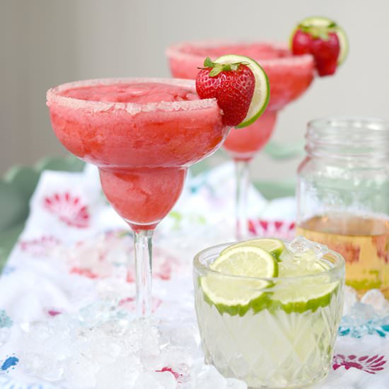 Frozen Strawberry Margaritas
