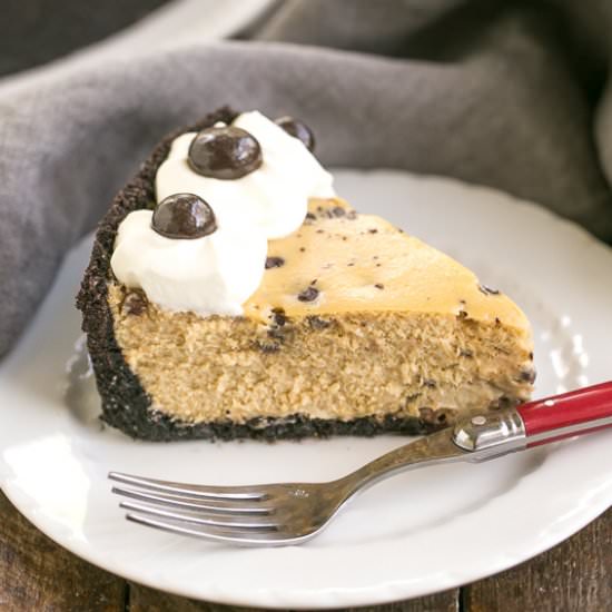 Mocha Cheesecake w/ Chocolate Chips