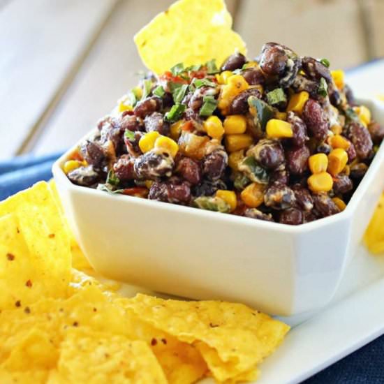 CORN & BLACK BEAN SALSA