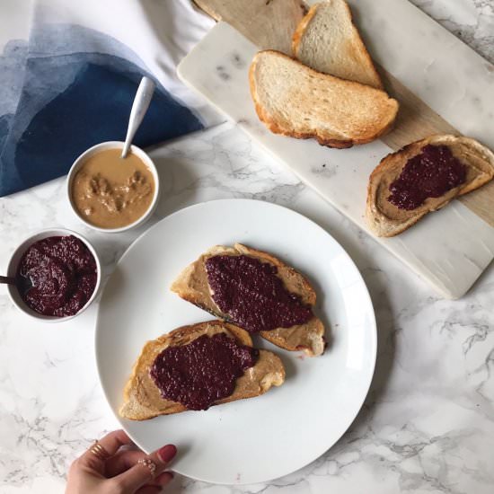 Healthy Blackberry Chia Jam