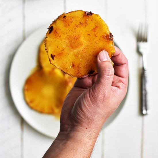 Grilled Pineapple with Cinnamon