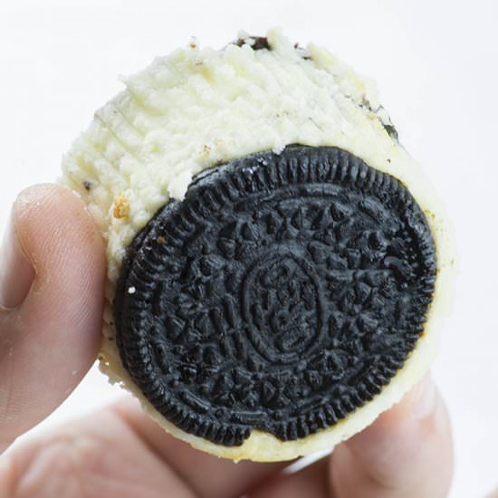 Mini Oreo Cheesecakes
