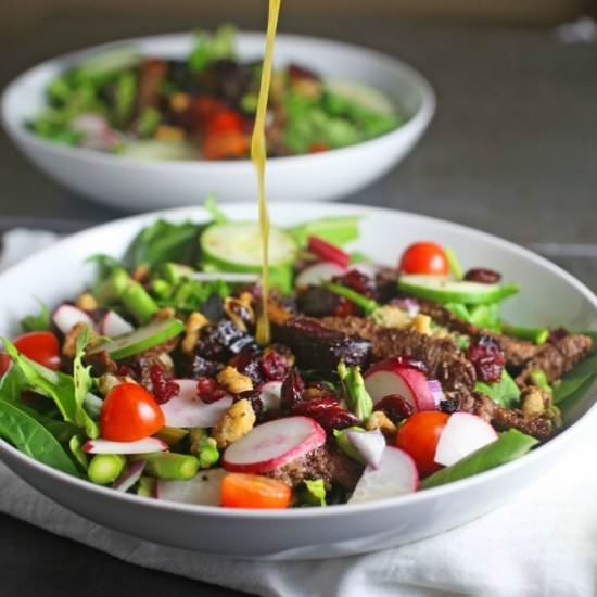 Roasted Beet and Beef Salad