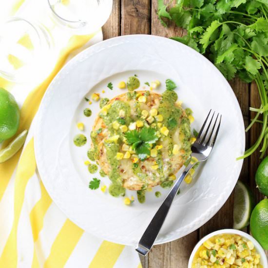 Stacked Chicken Enchiladas