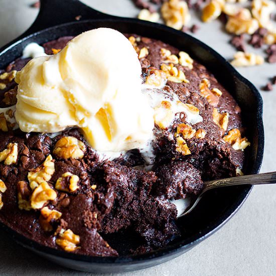 Double Chocolate Walnut Brownie